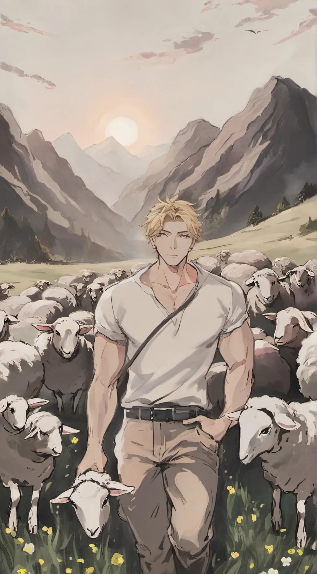 ai character: Max background