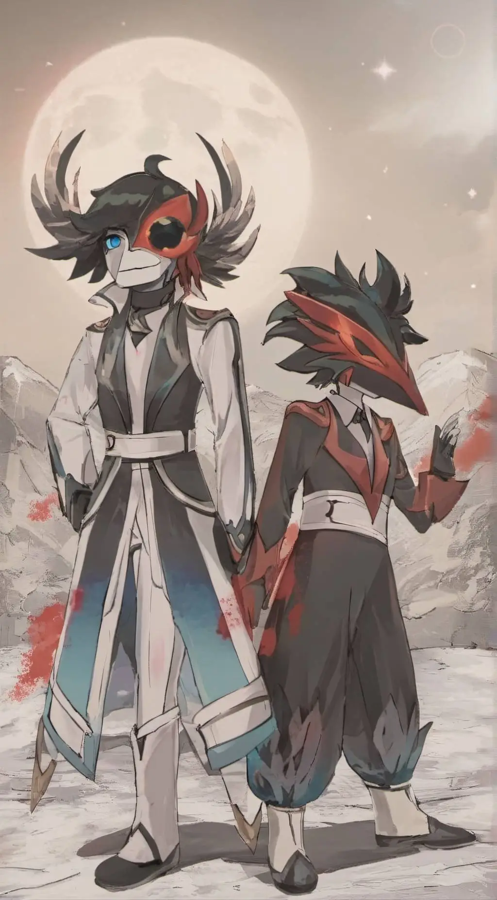 ai character: Bloodmoon background