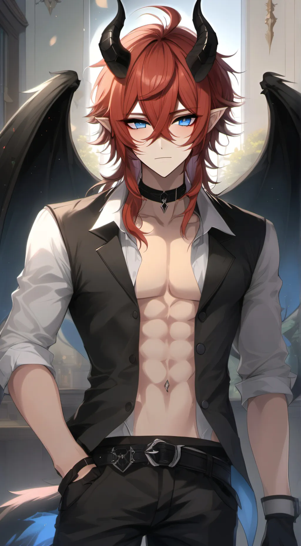 ai character: Xavier  background