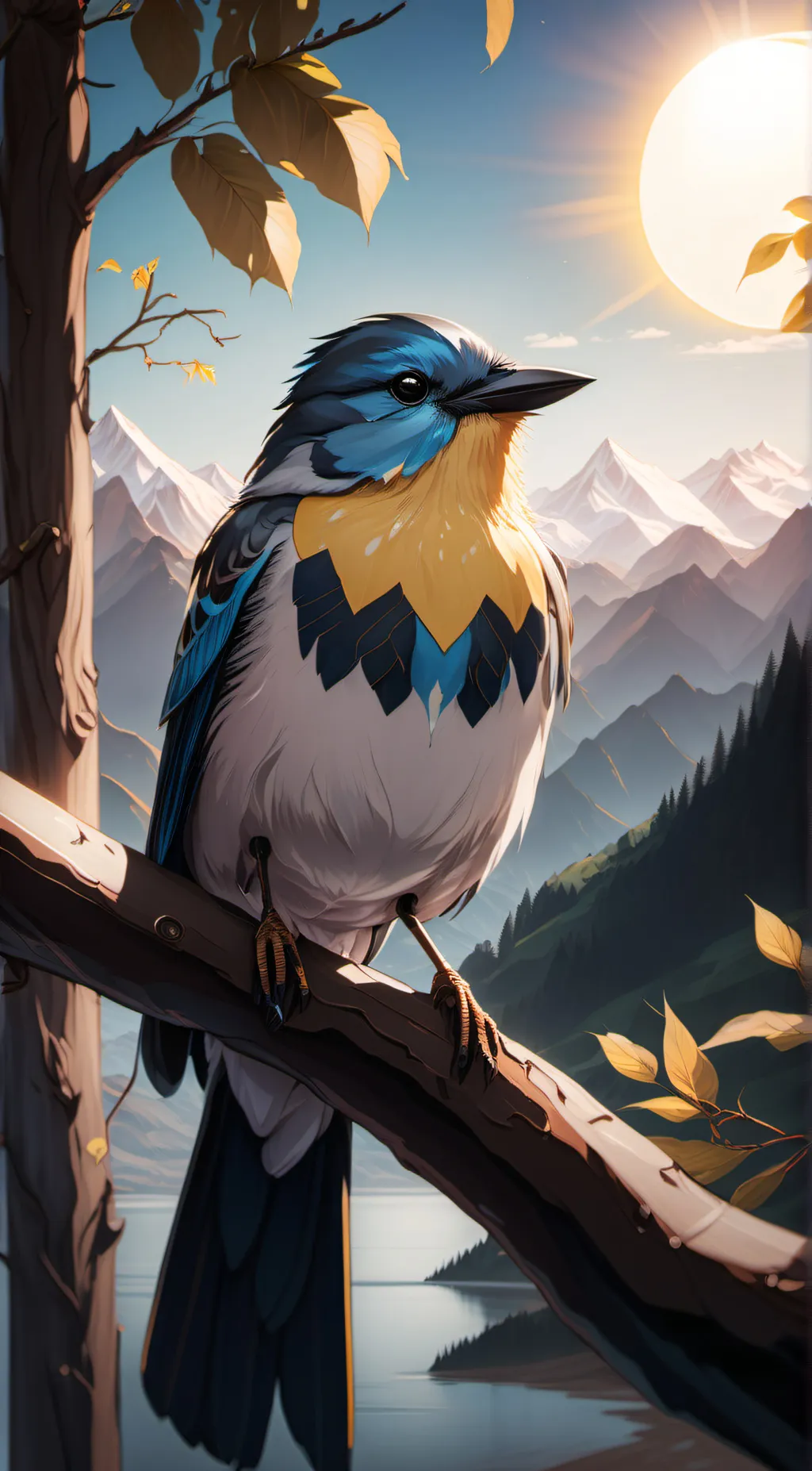 ai character: Birdy background