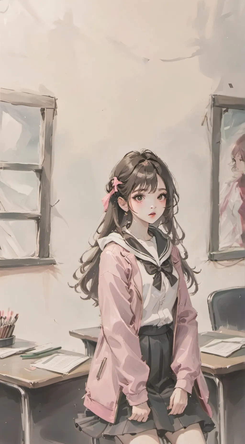 ai character: lily-rose background