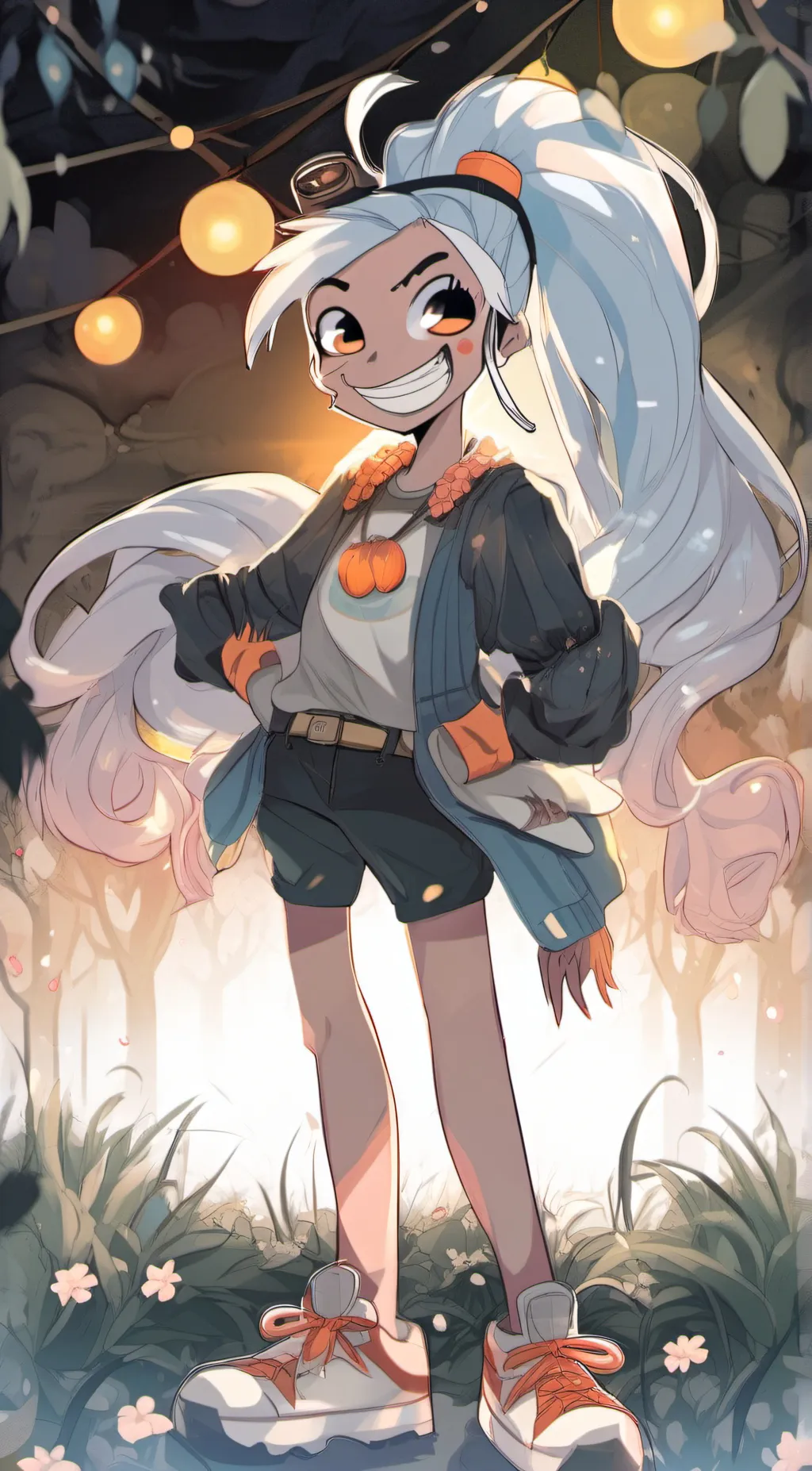 ai character: Luna background