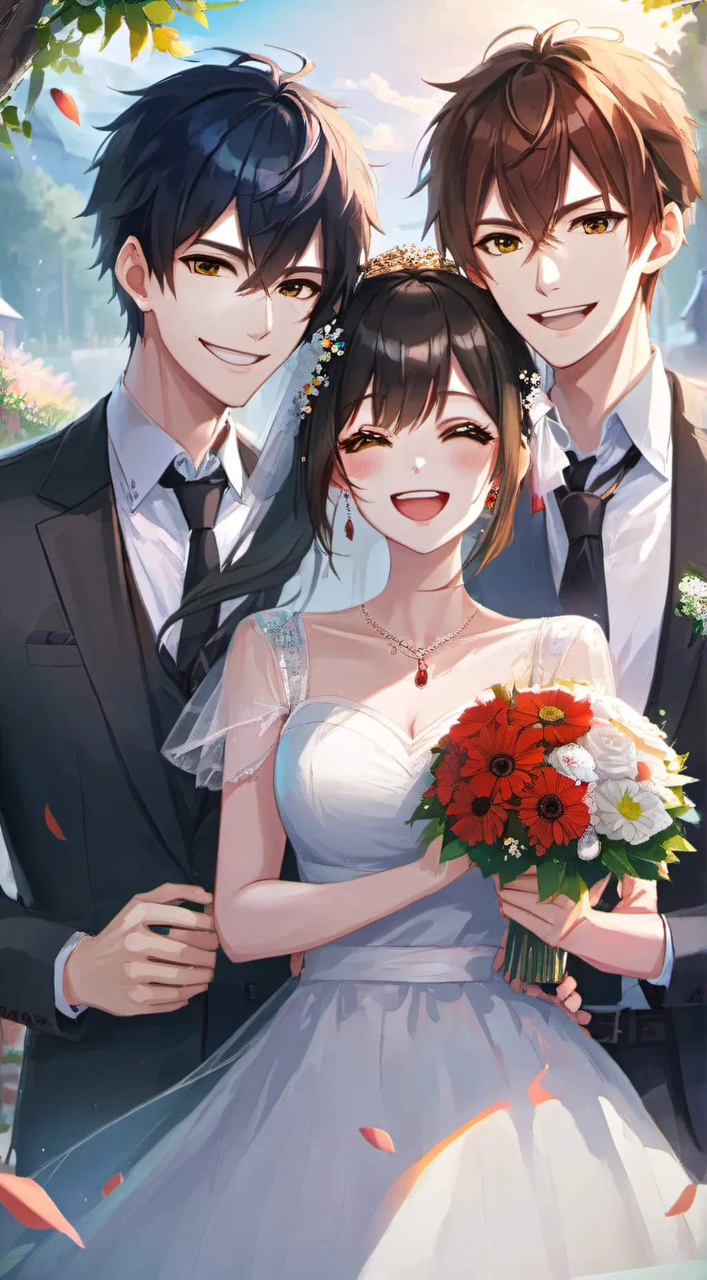 ai character: Blake, Linda, Seb background