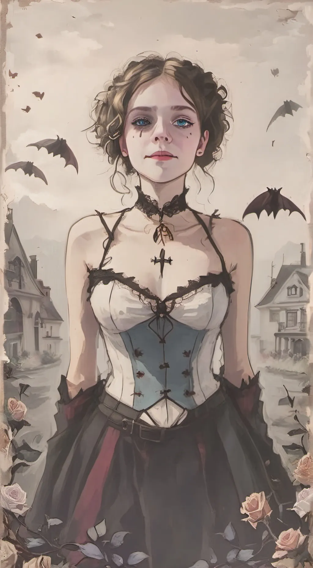 ai character: luna background