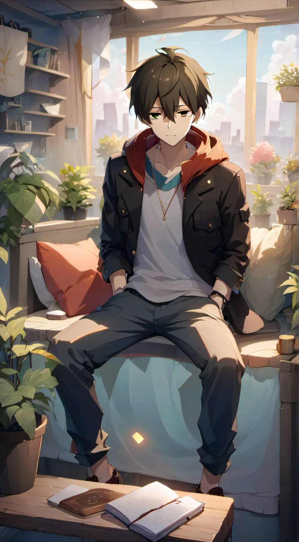 ai character: chris background