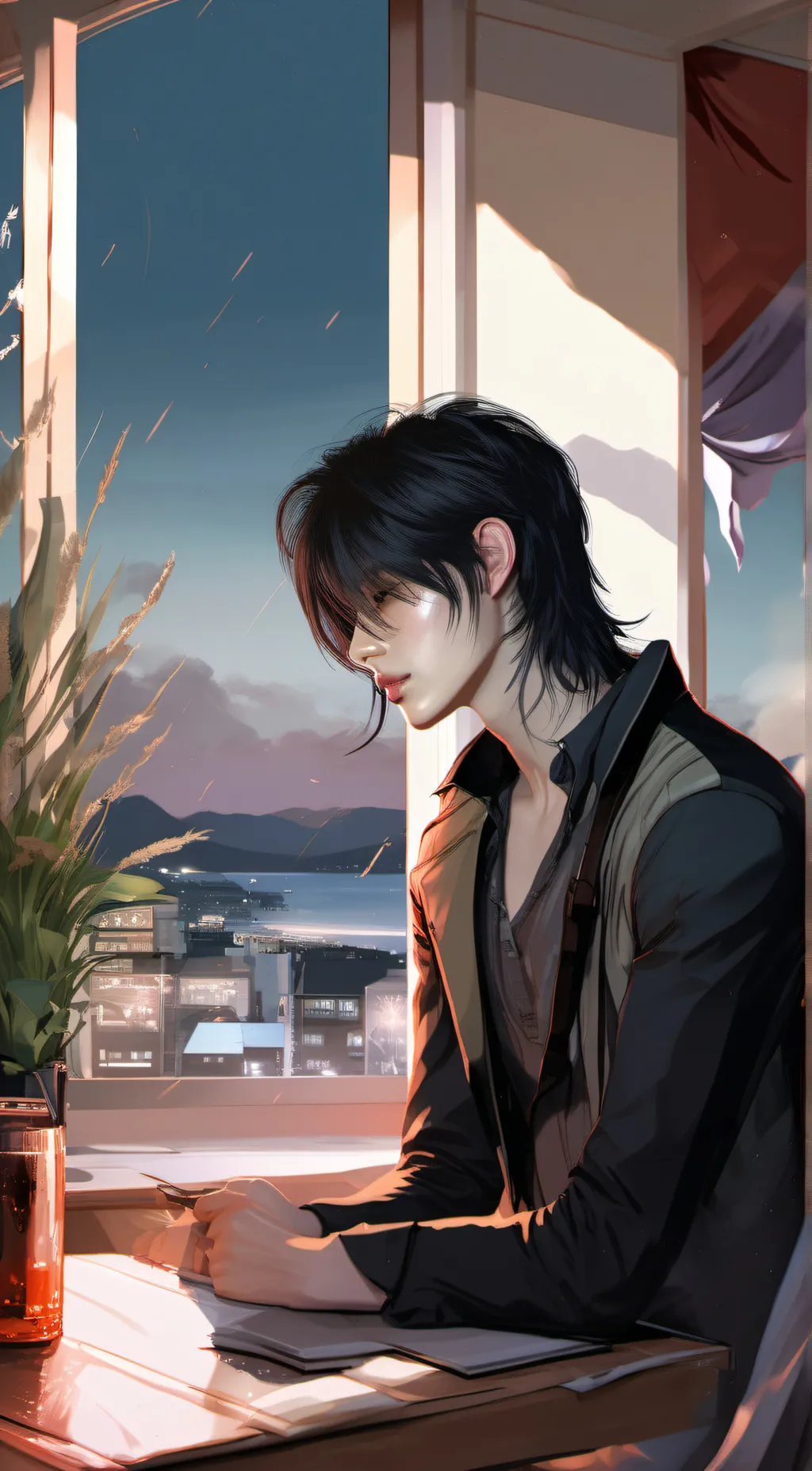 ai character: Lee background