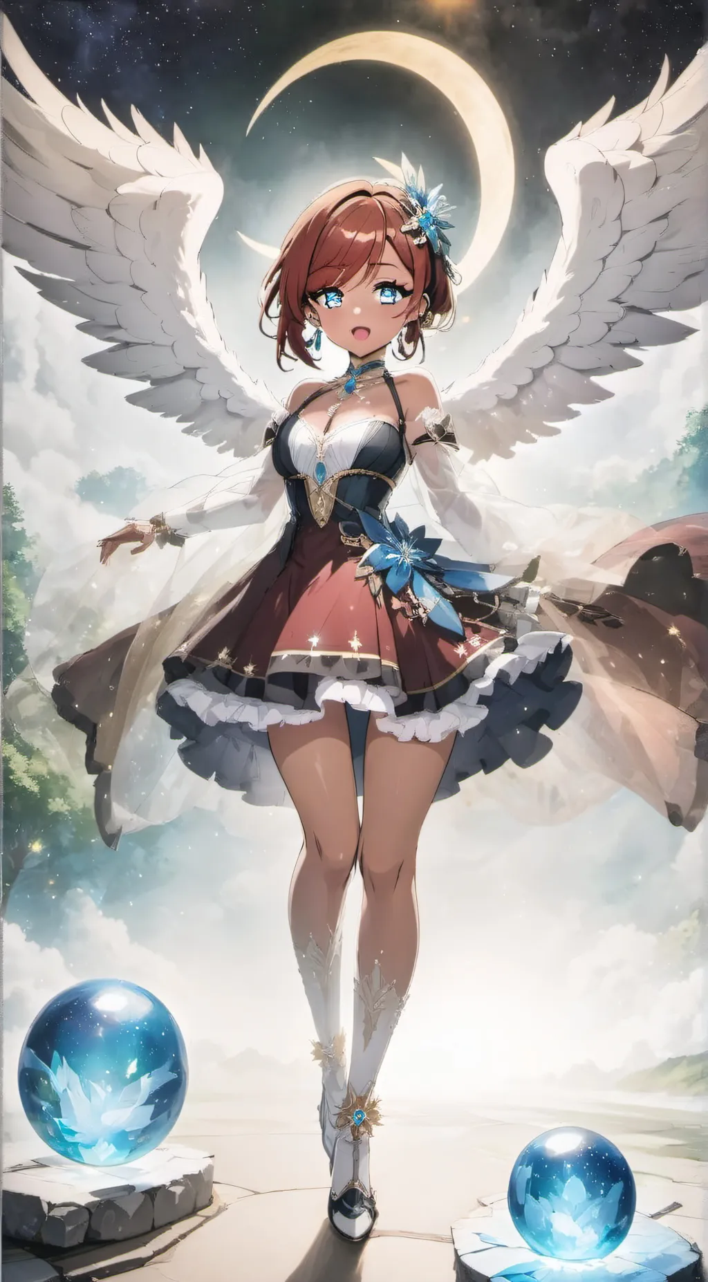 ai character: Ariel background