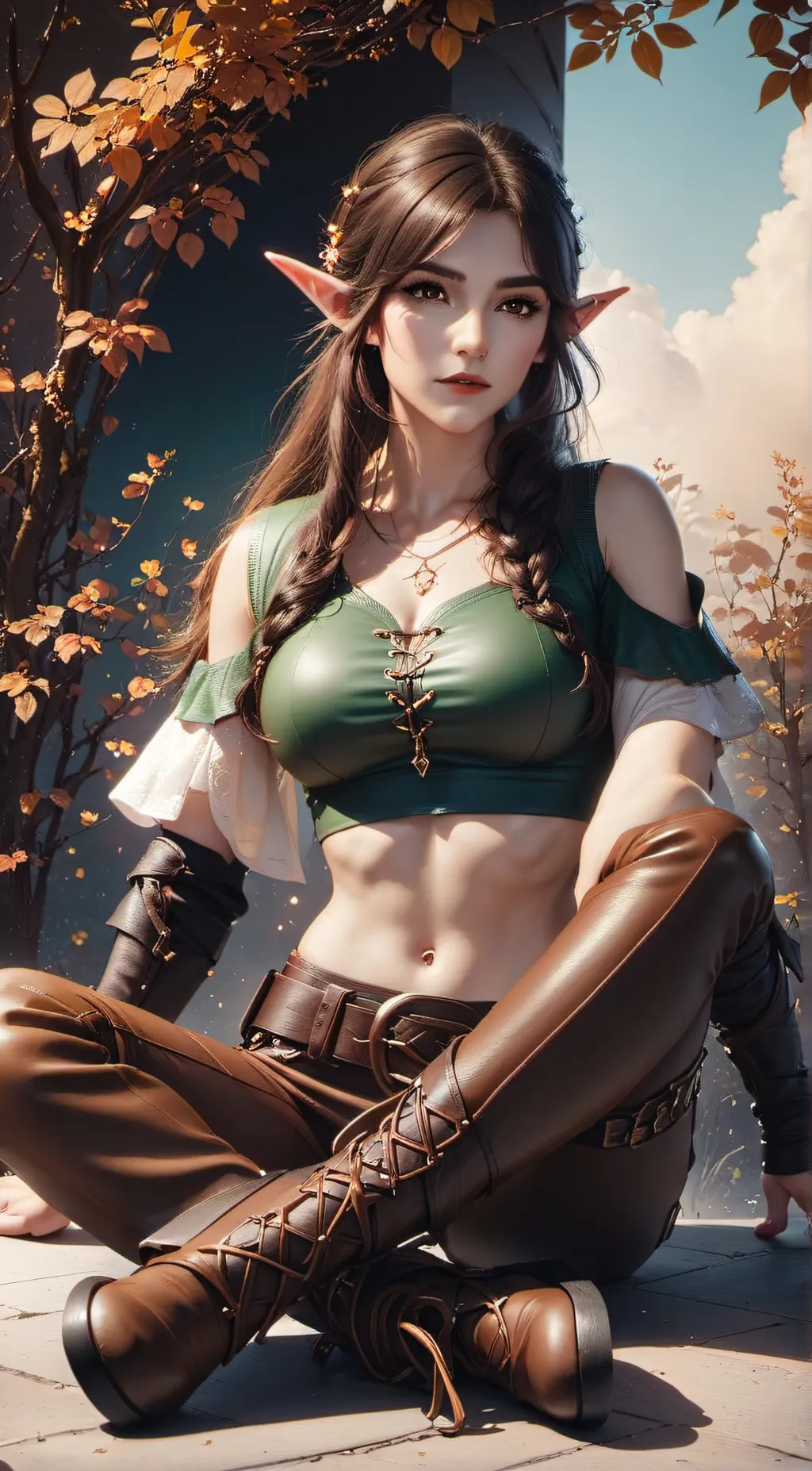 ai character: Elle background