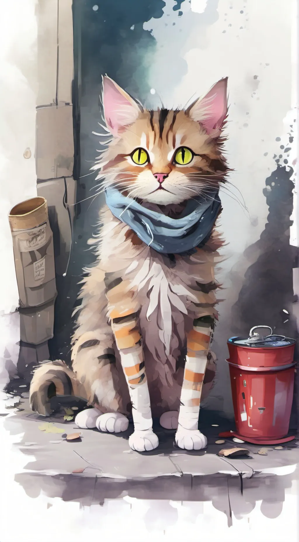 ai character: This is on this💀 background