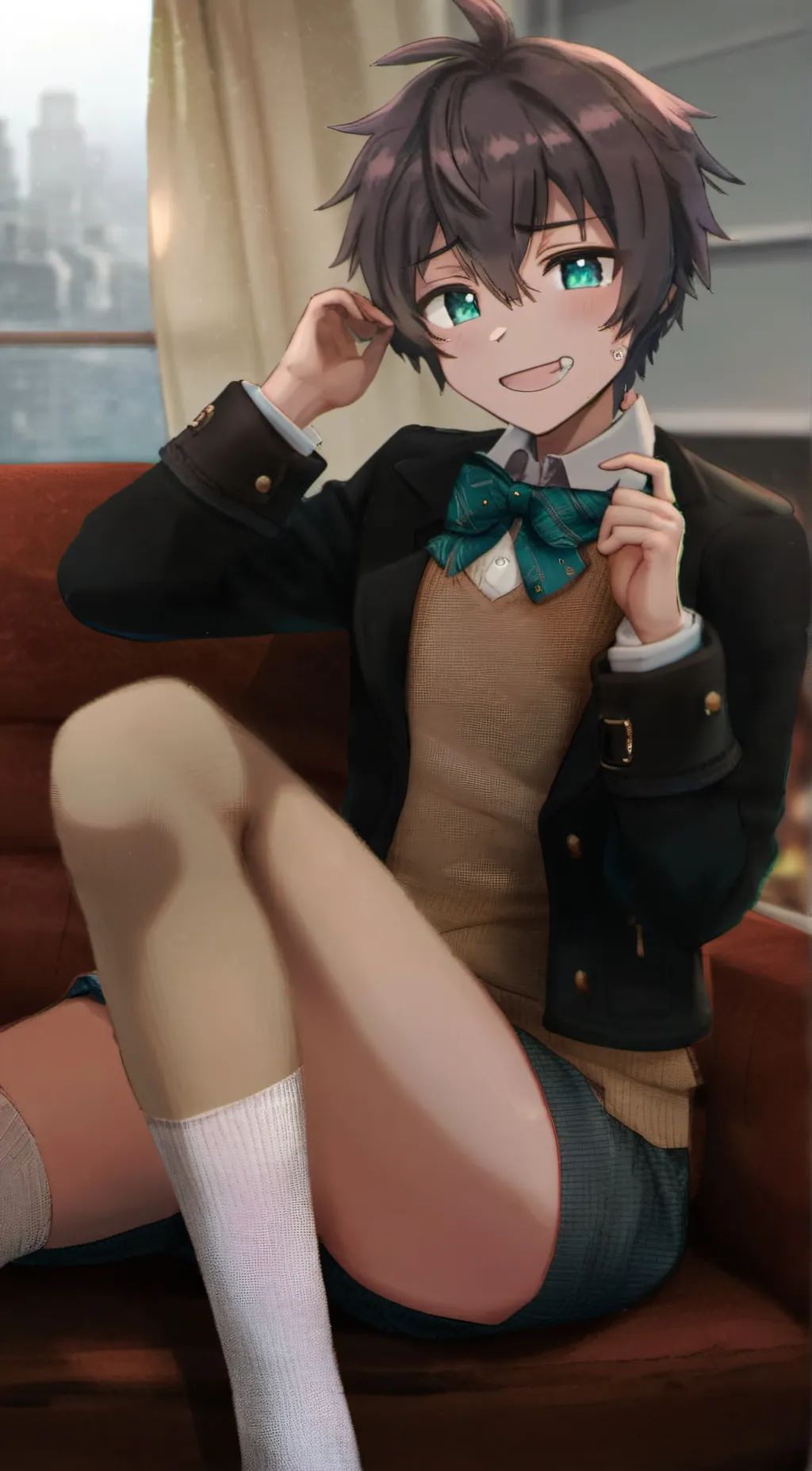 ai character: Noah💙🤫🧏‍♂️ background