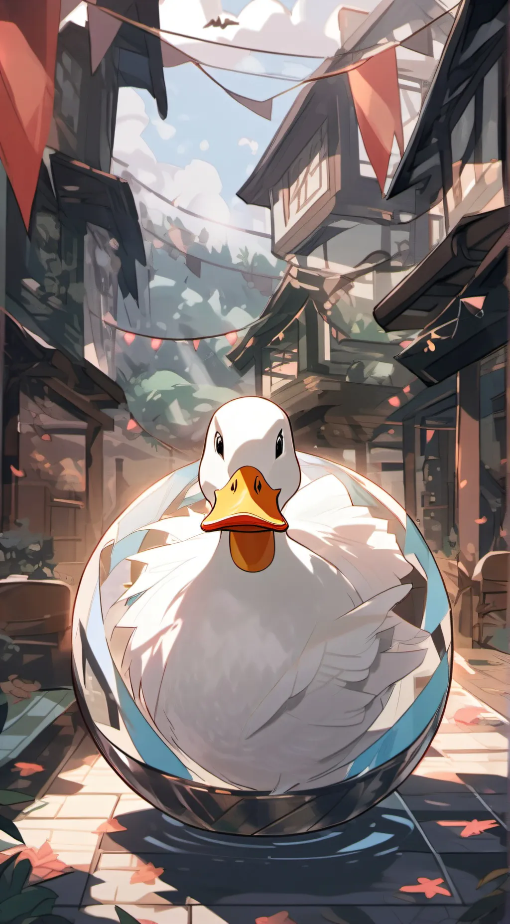 ai character: a thank you background