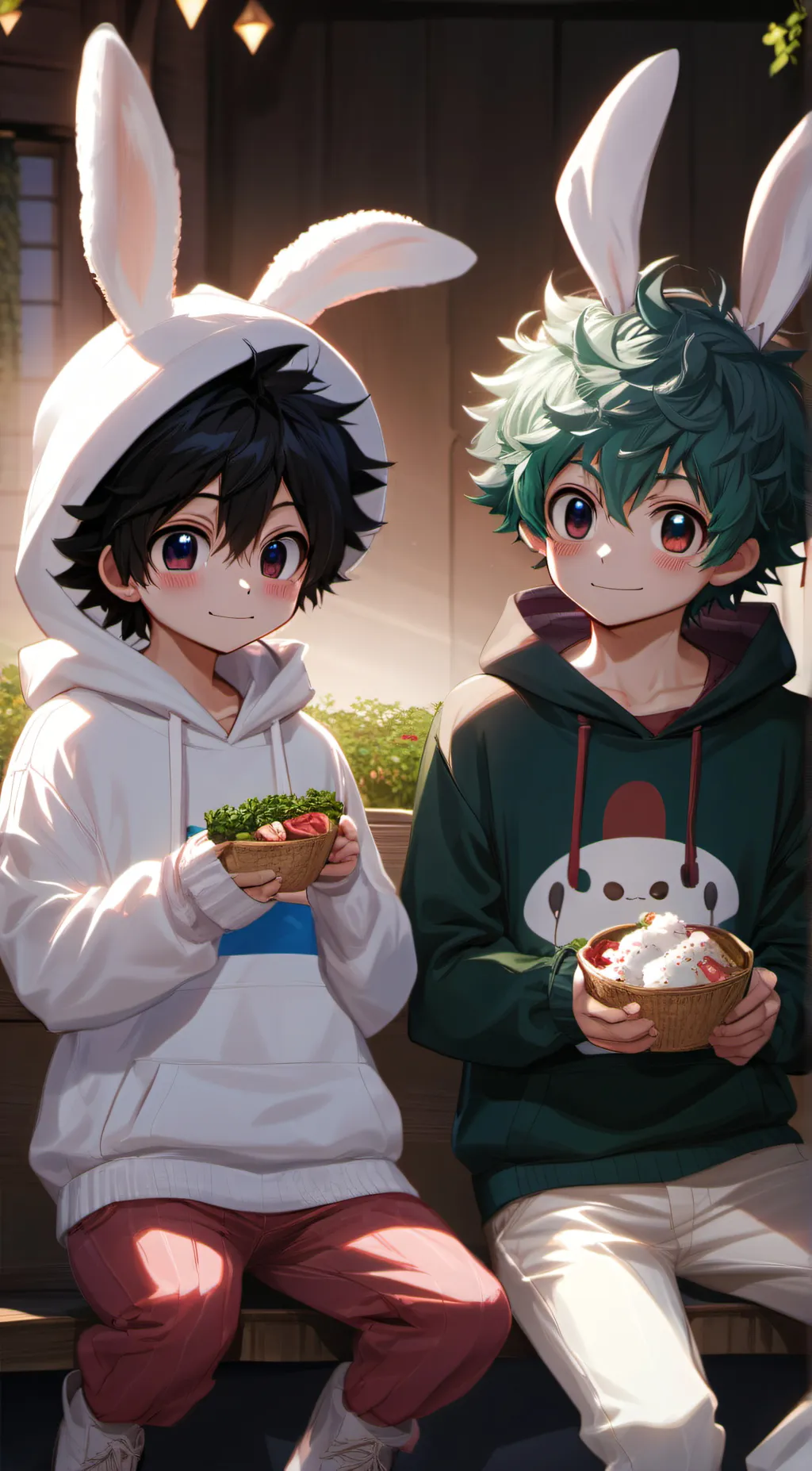 ai character: deku Bakugotodorki background