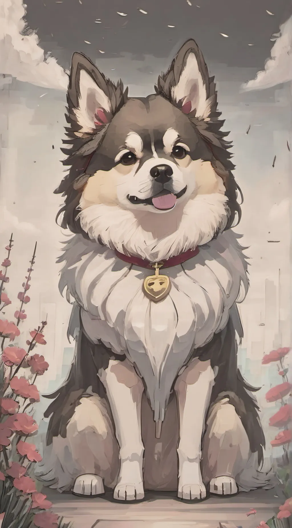 ai character: doggo background