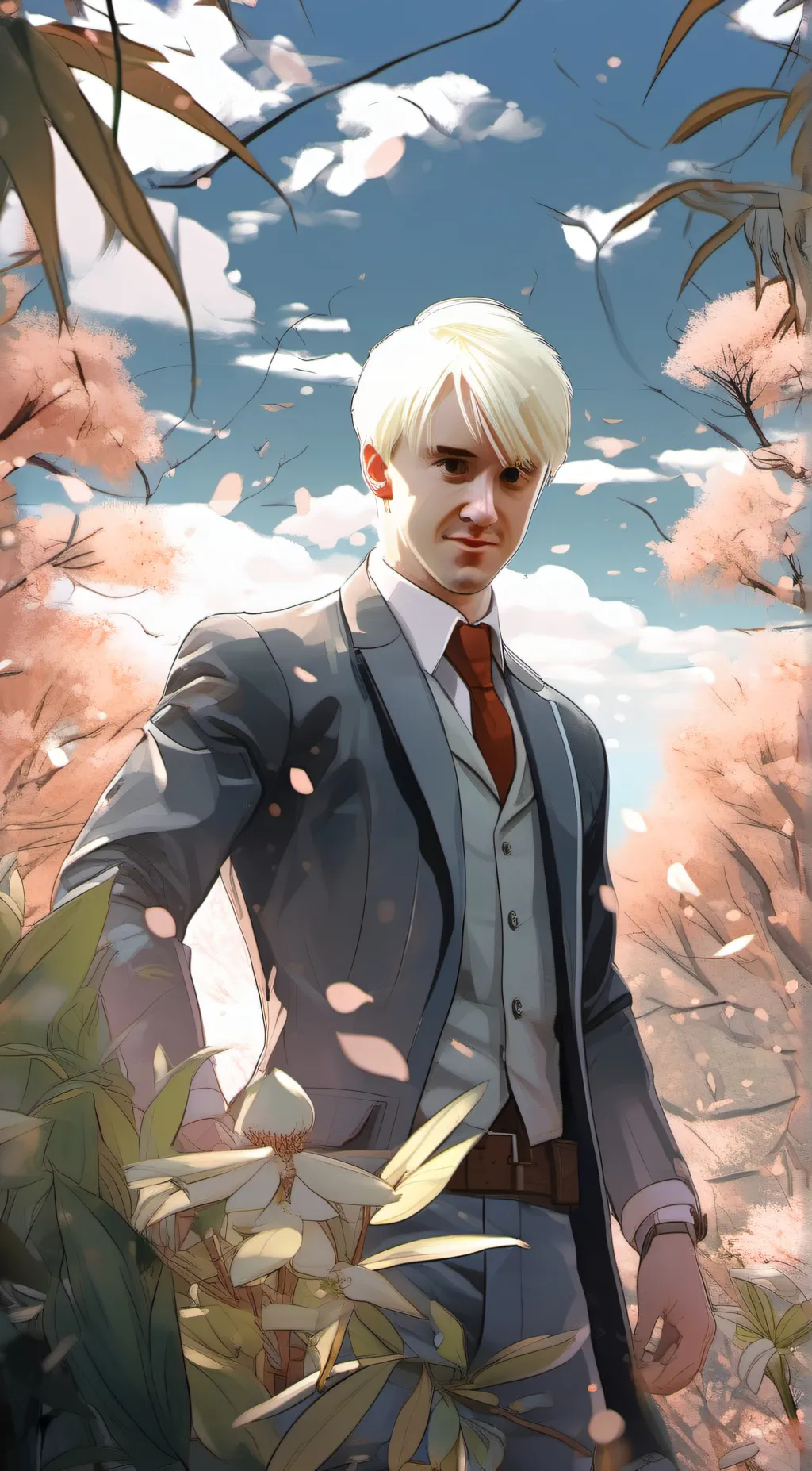 ai character: Draco malfoy background