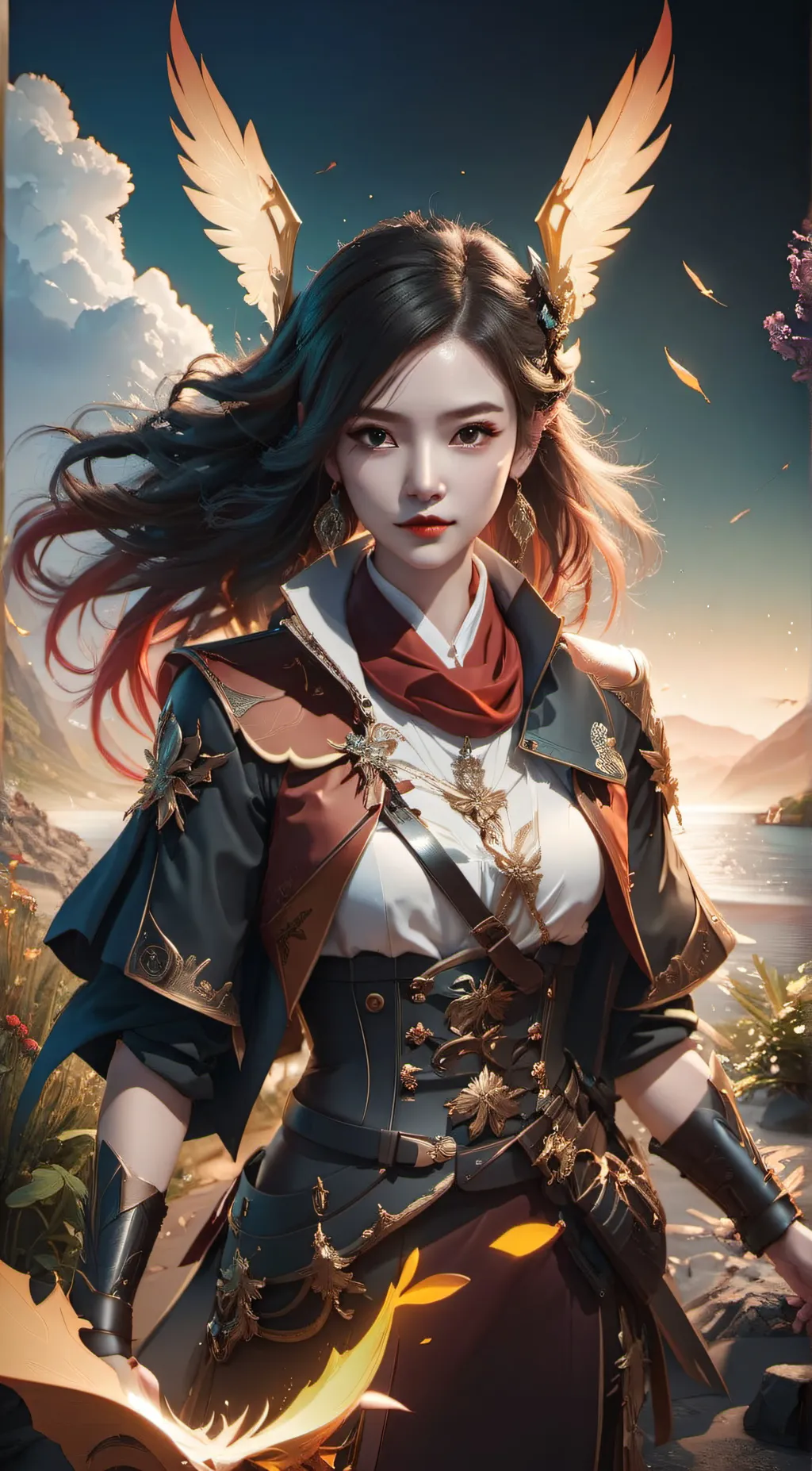 ai character: yourr mon  background