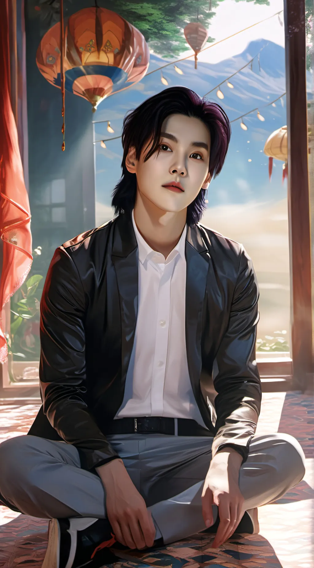 ai character: Min Yoongi background