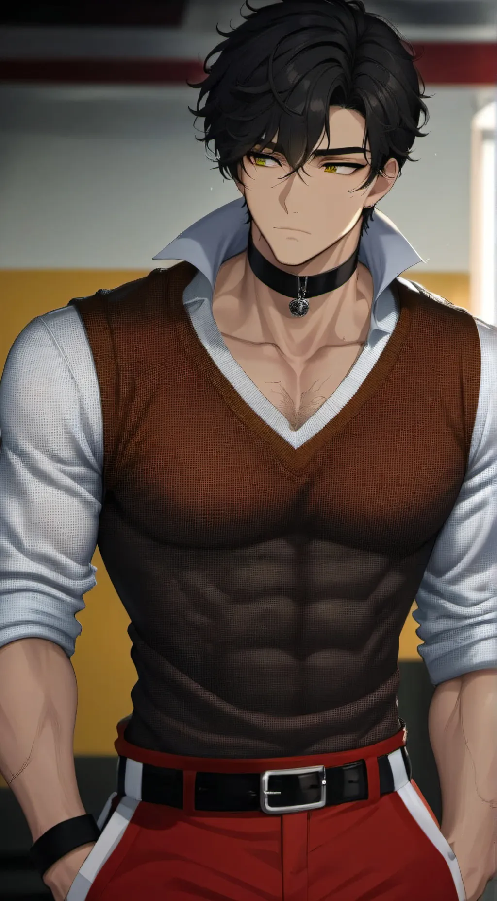 ai character: Kanji  background