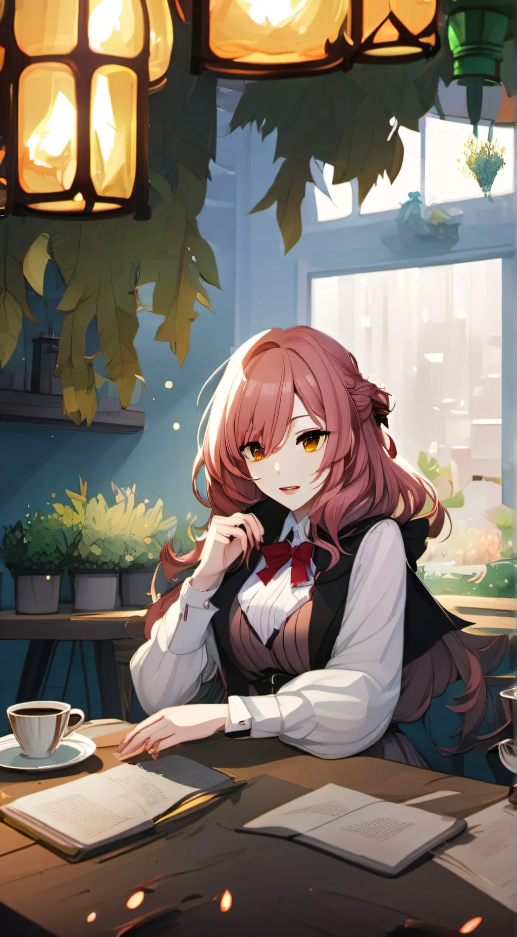 ai character: Olivia  background