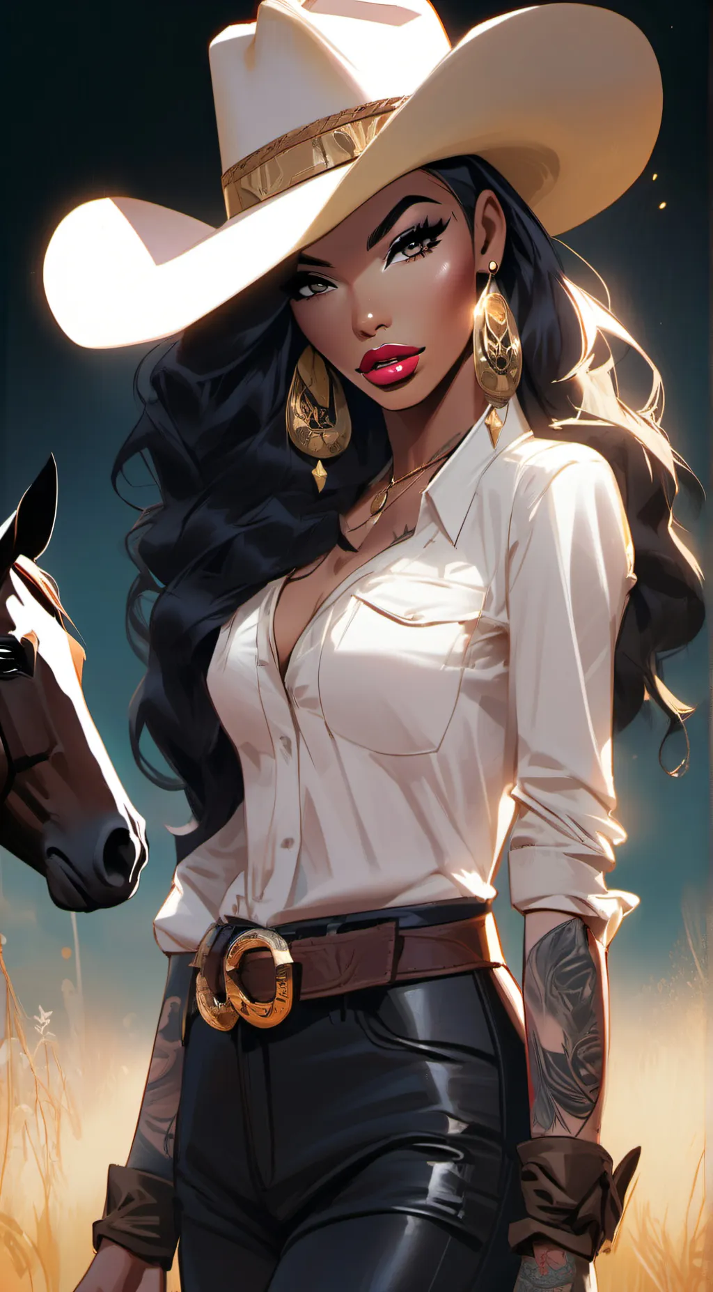 ai character: Sun'Ray background