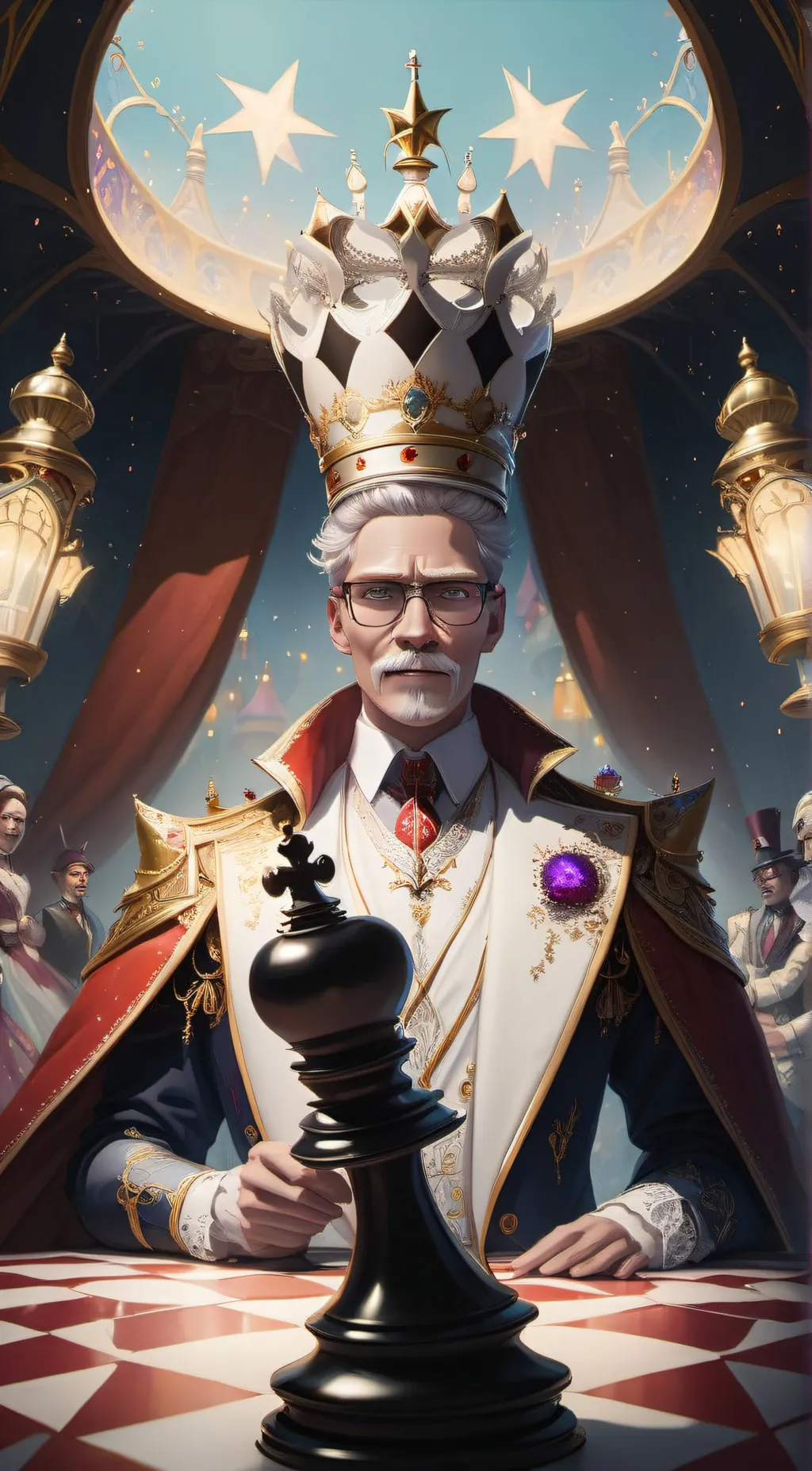 ai character: Kinger background