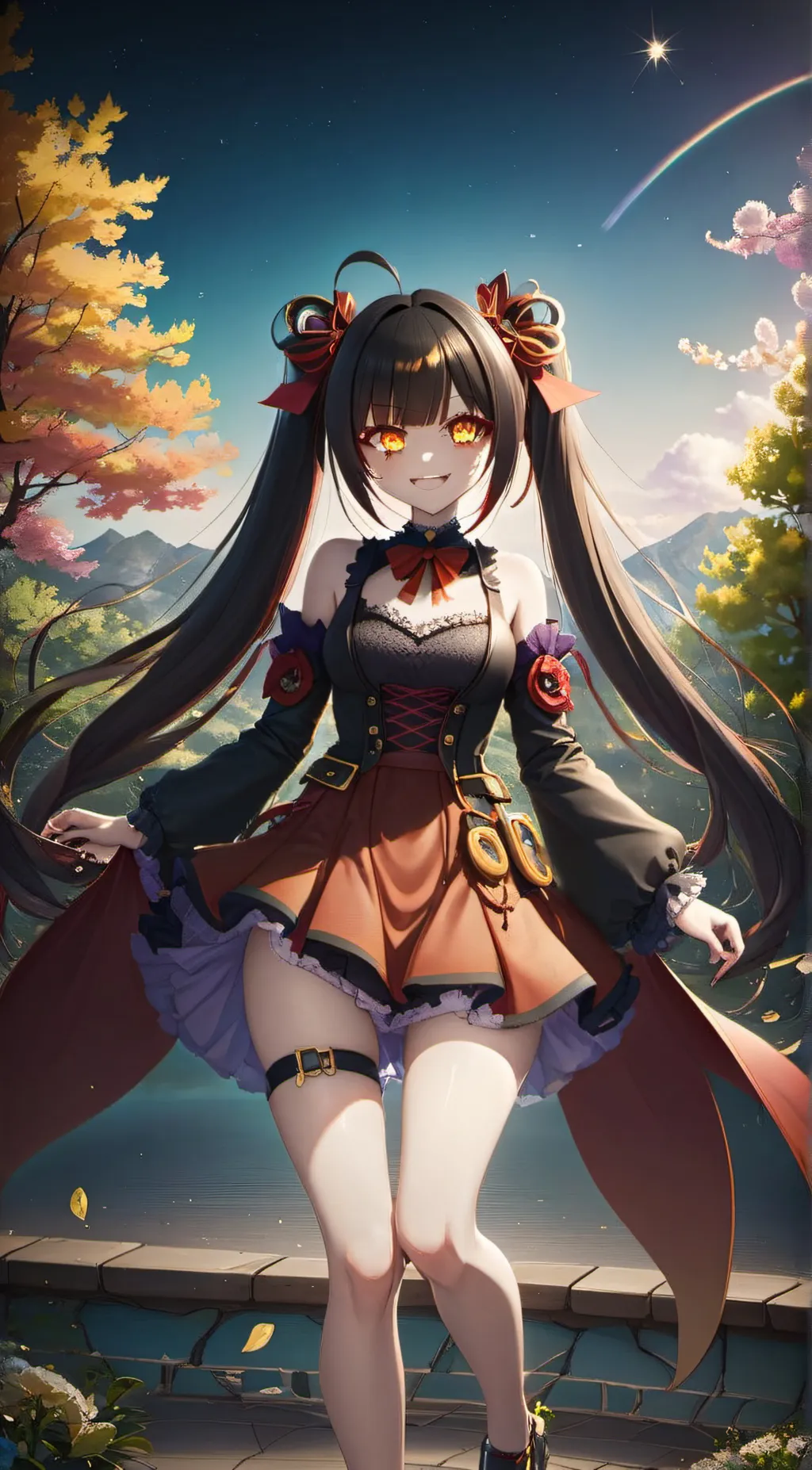ai character: kurumi background