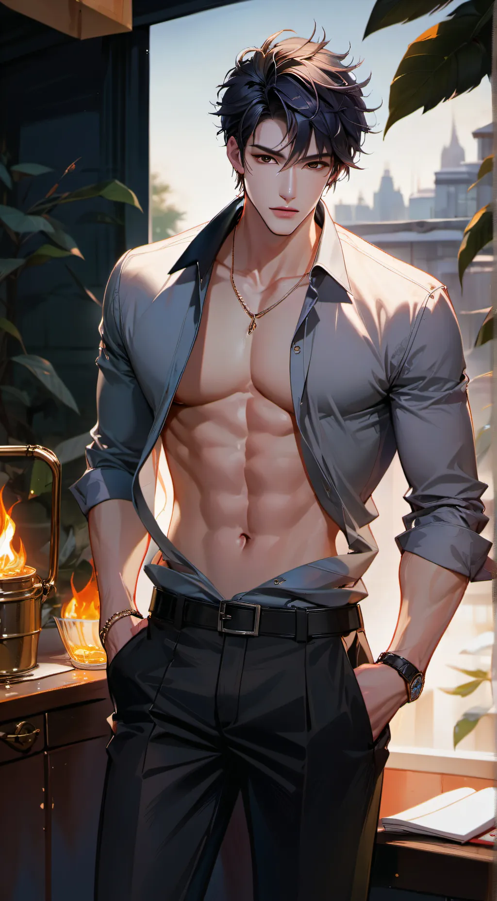 ai character: Shan background