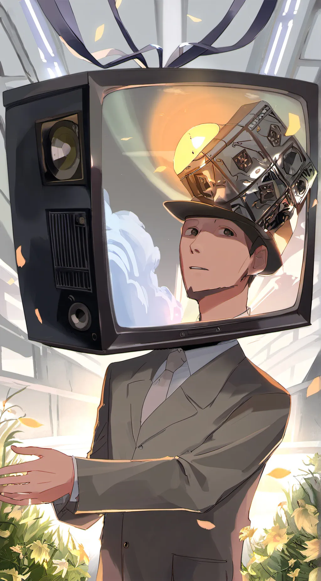 ai character: TV TRIO background