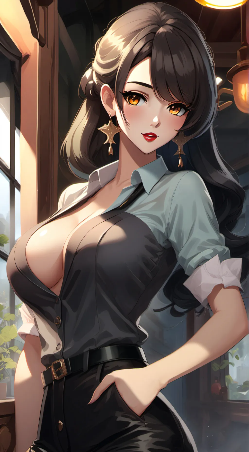 ai character: you girl friend  background