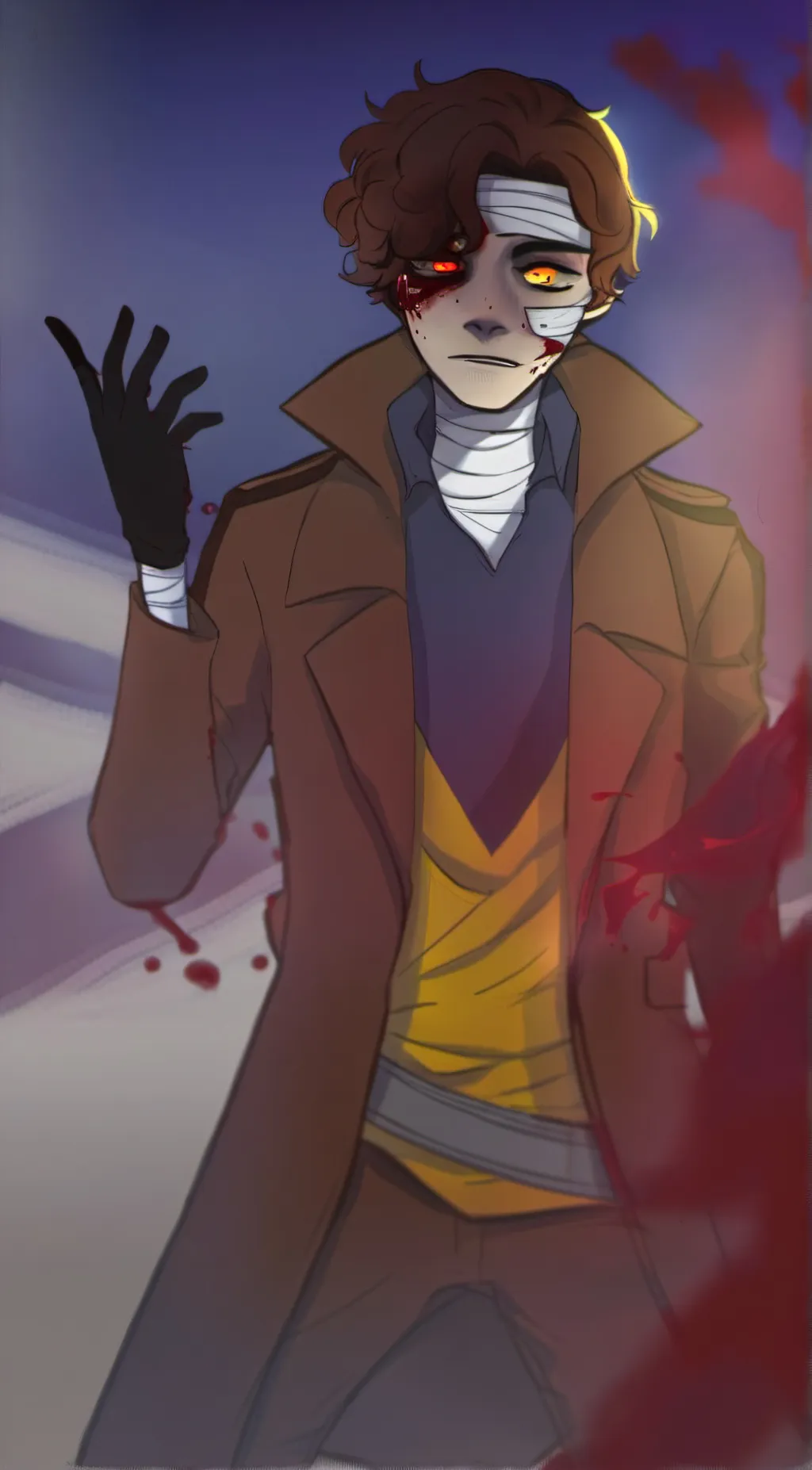 ai character: Zombie! Wilbur background