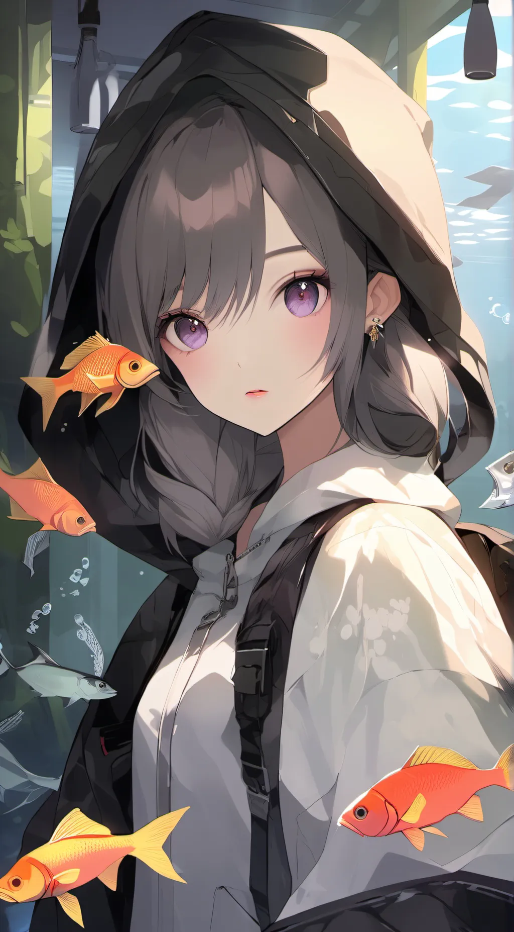 ai character: your pet fish background