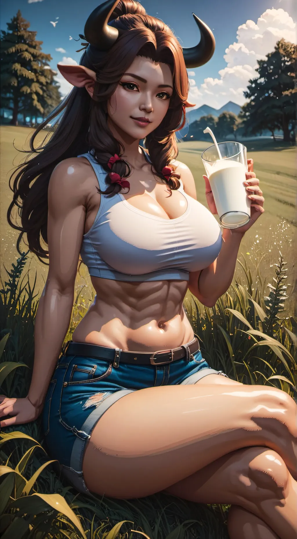 ai character: Grace background