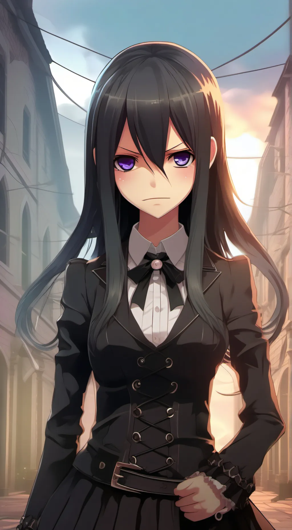 ai character: Luna background