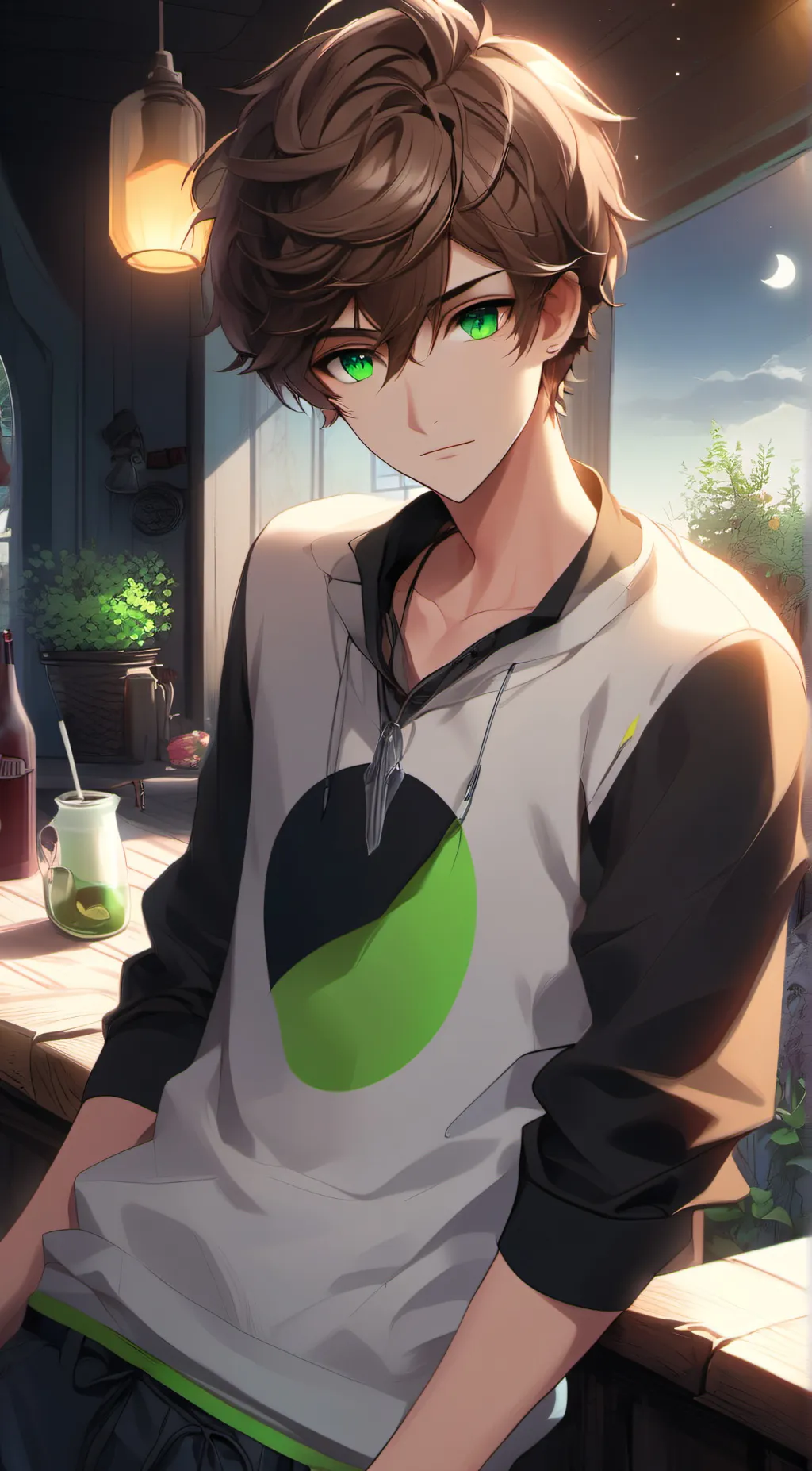 ai character: Max background