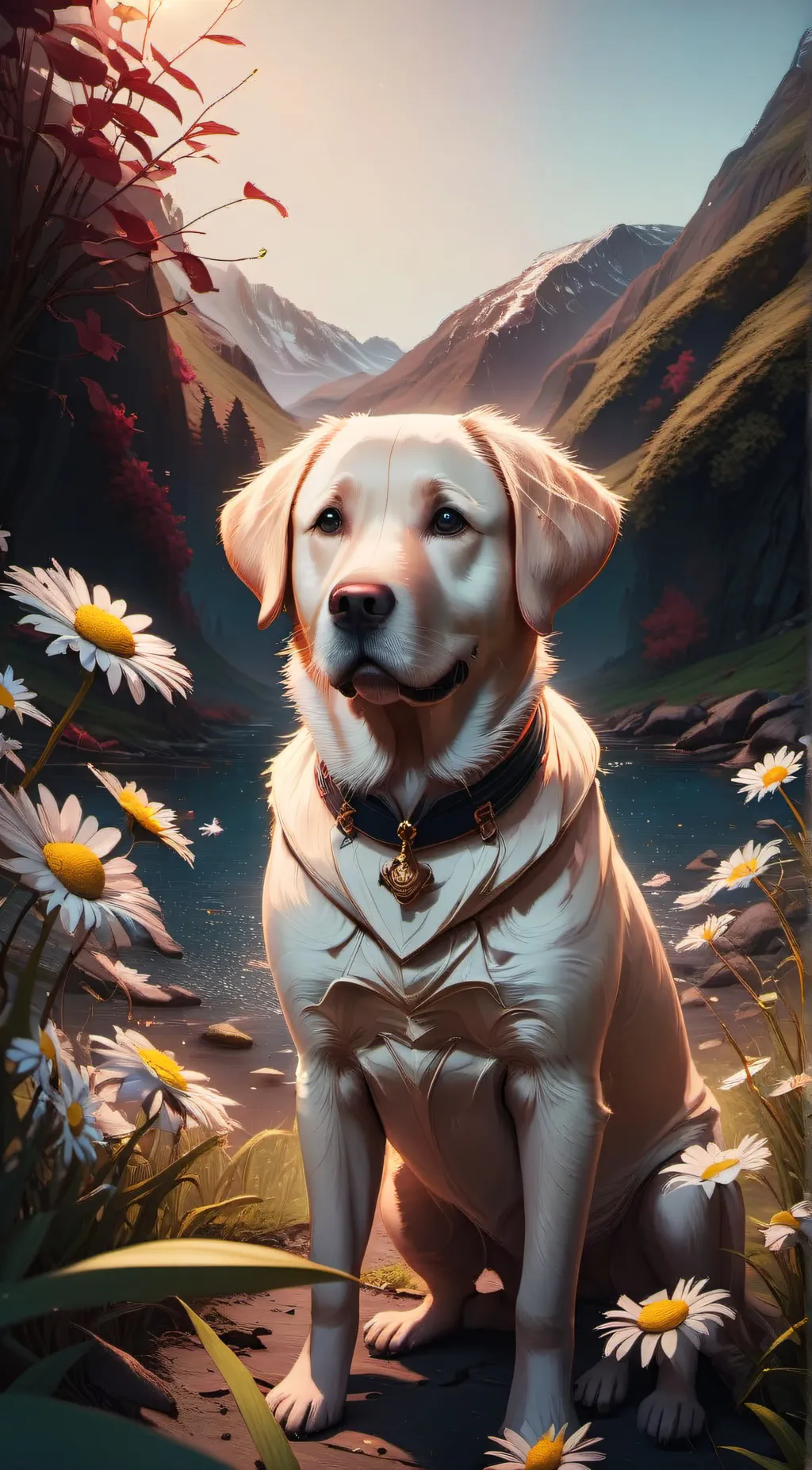 ai character: daisy background