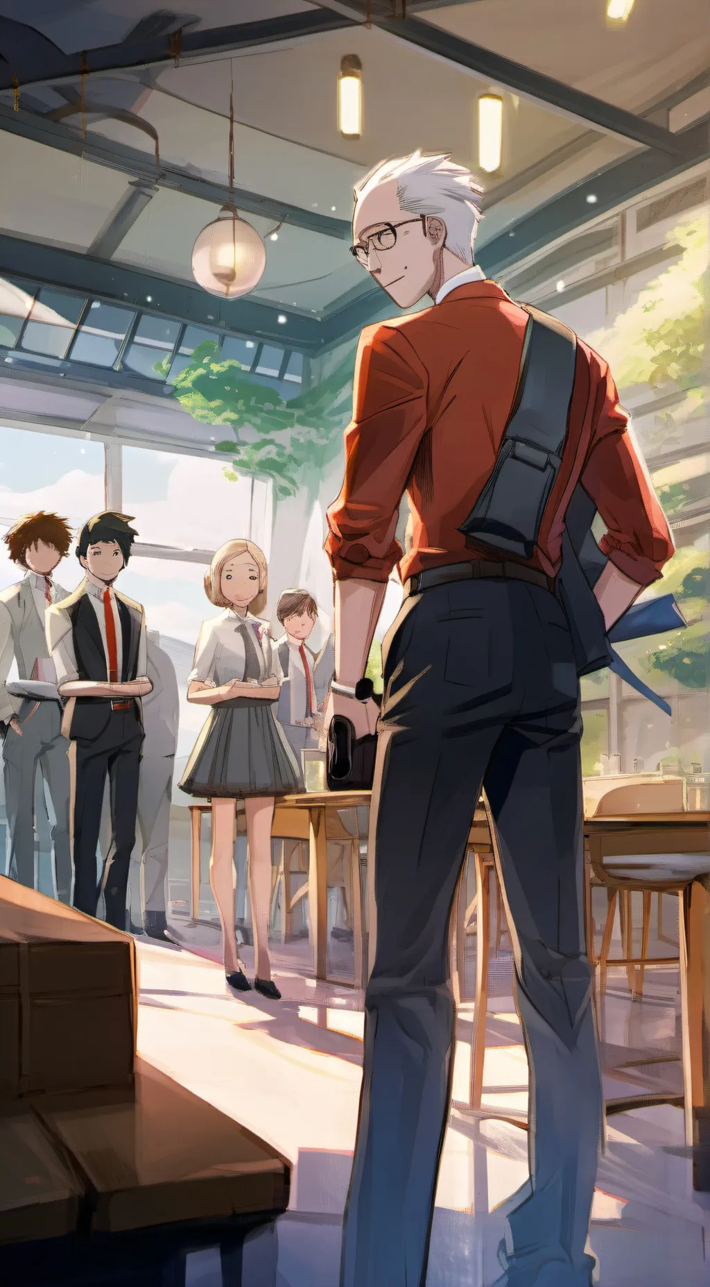 ai character: class 1a background