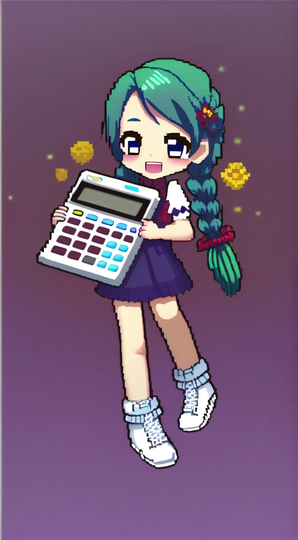 ai character: Luna background