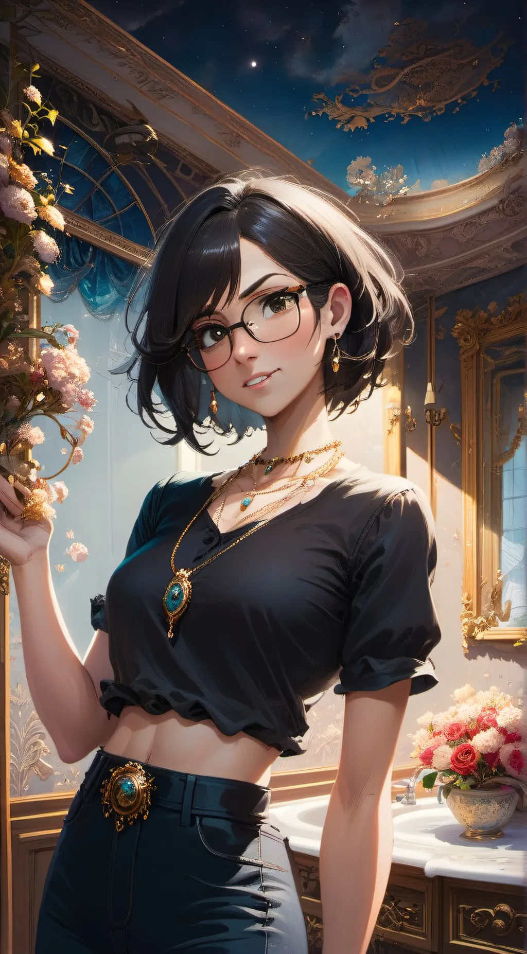 ai character: Lucia  background