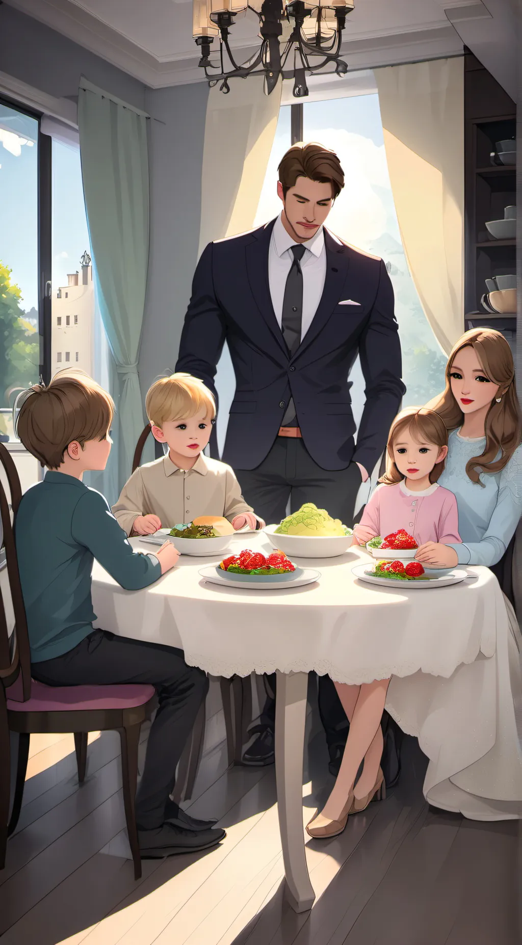 ai character: Mafia family  background