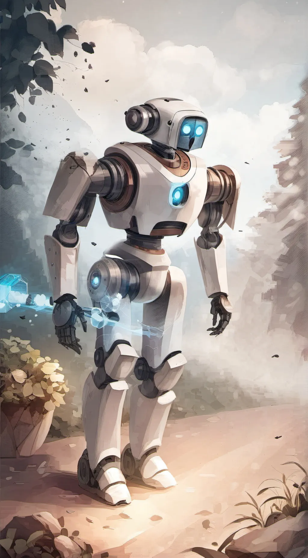 ai character: test bot. background