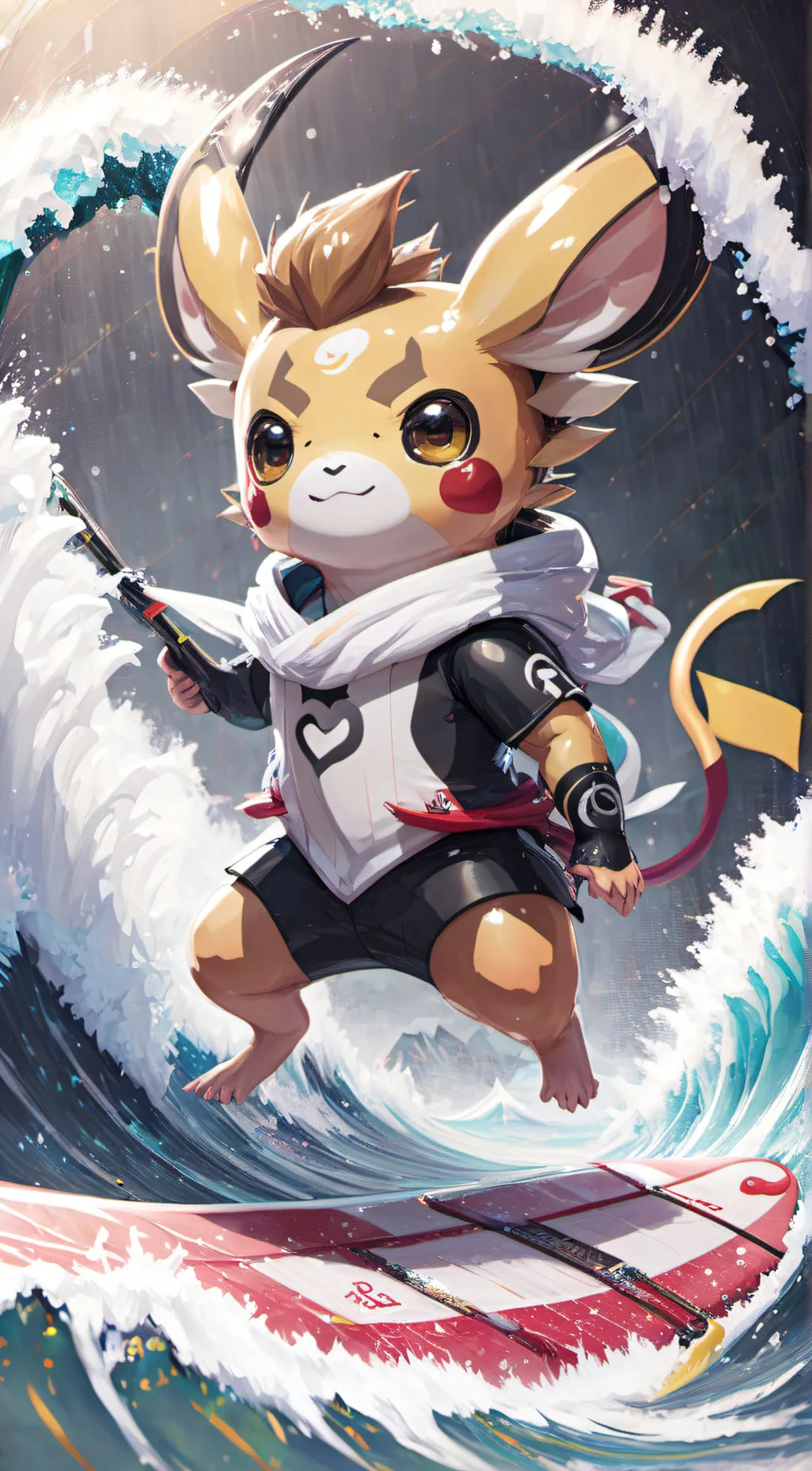 ai character: Rai Rai background