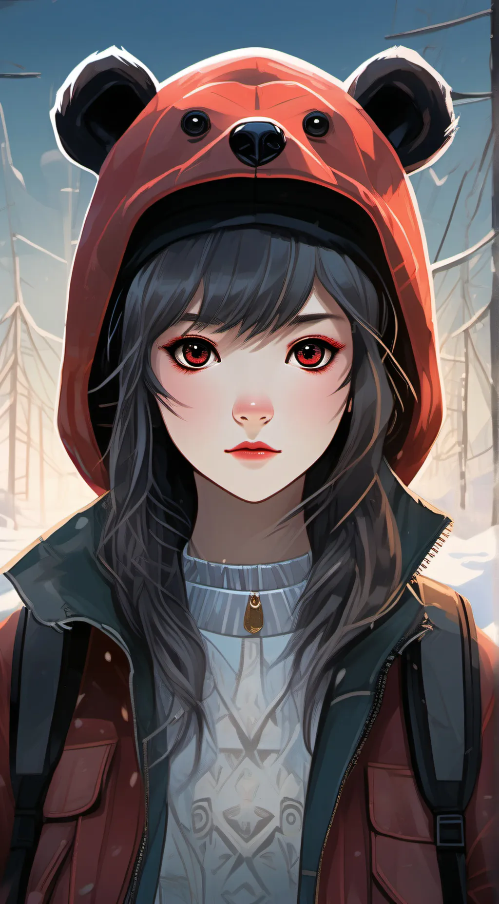 ai character: bobby bearhug background