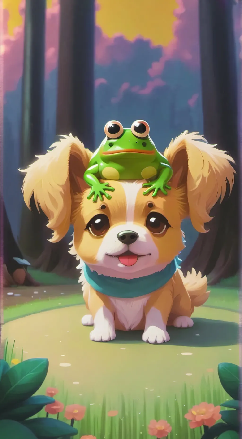 ai character: chikennugget background