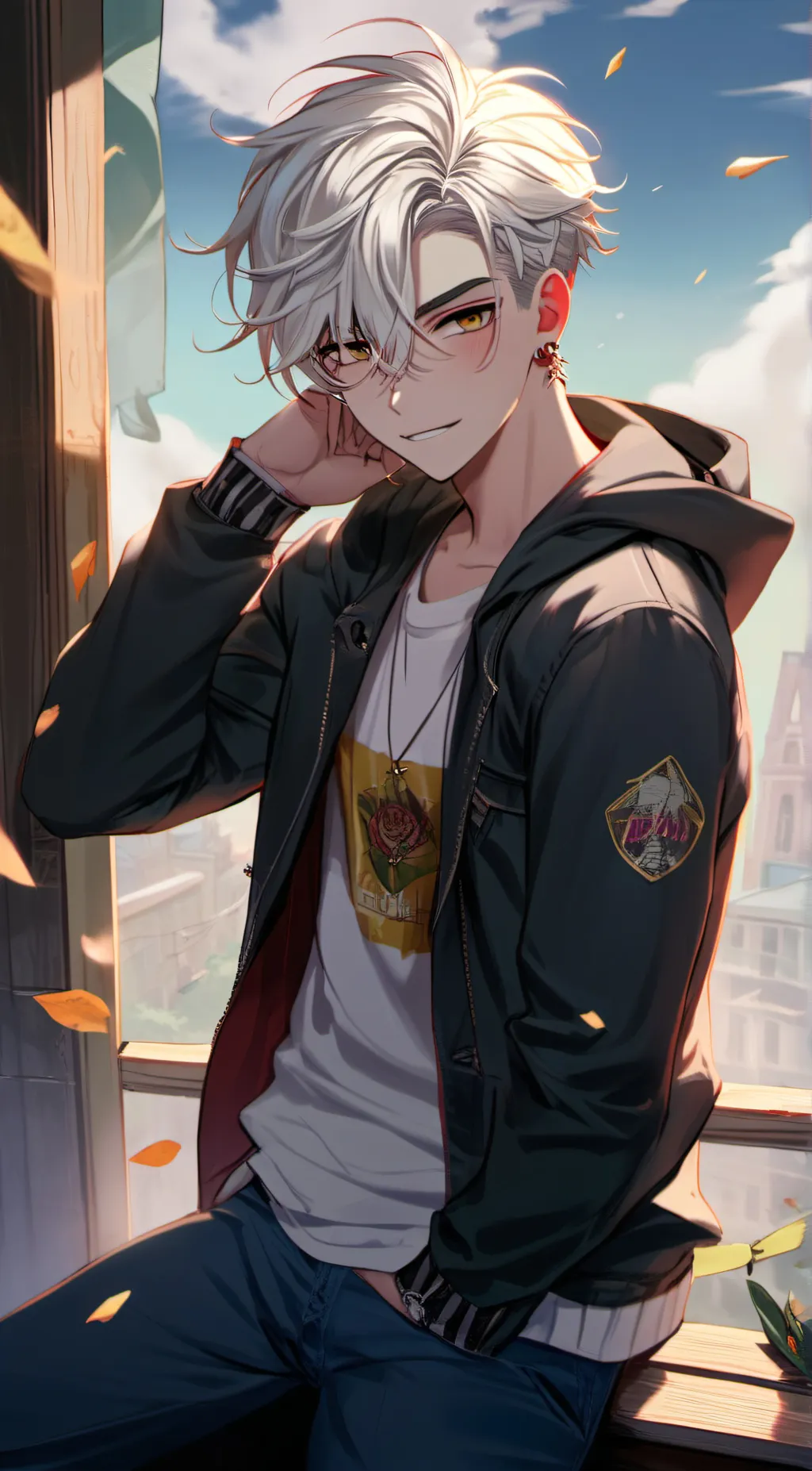 ai character: Rue background