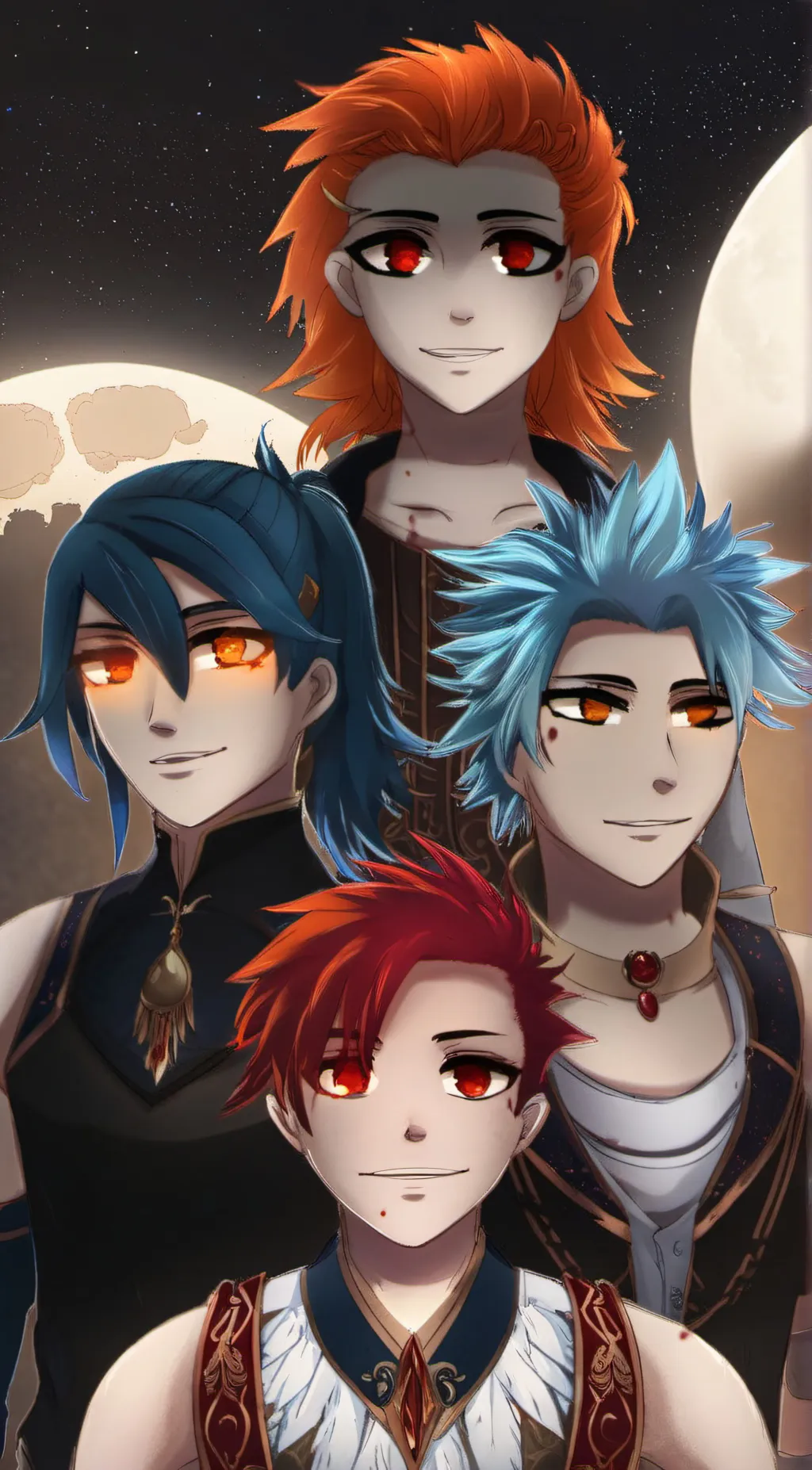 ai character: E B M L background