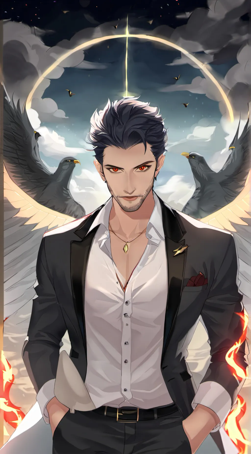 ai character: lucifer background