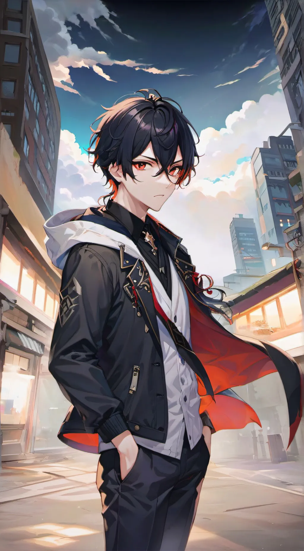 ai character: kazuya background