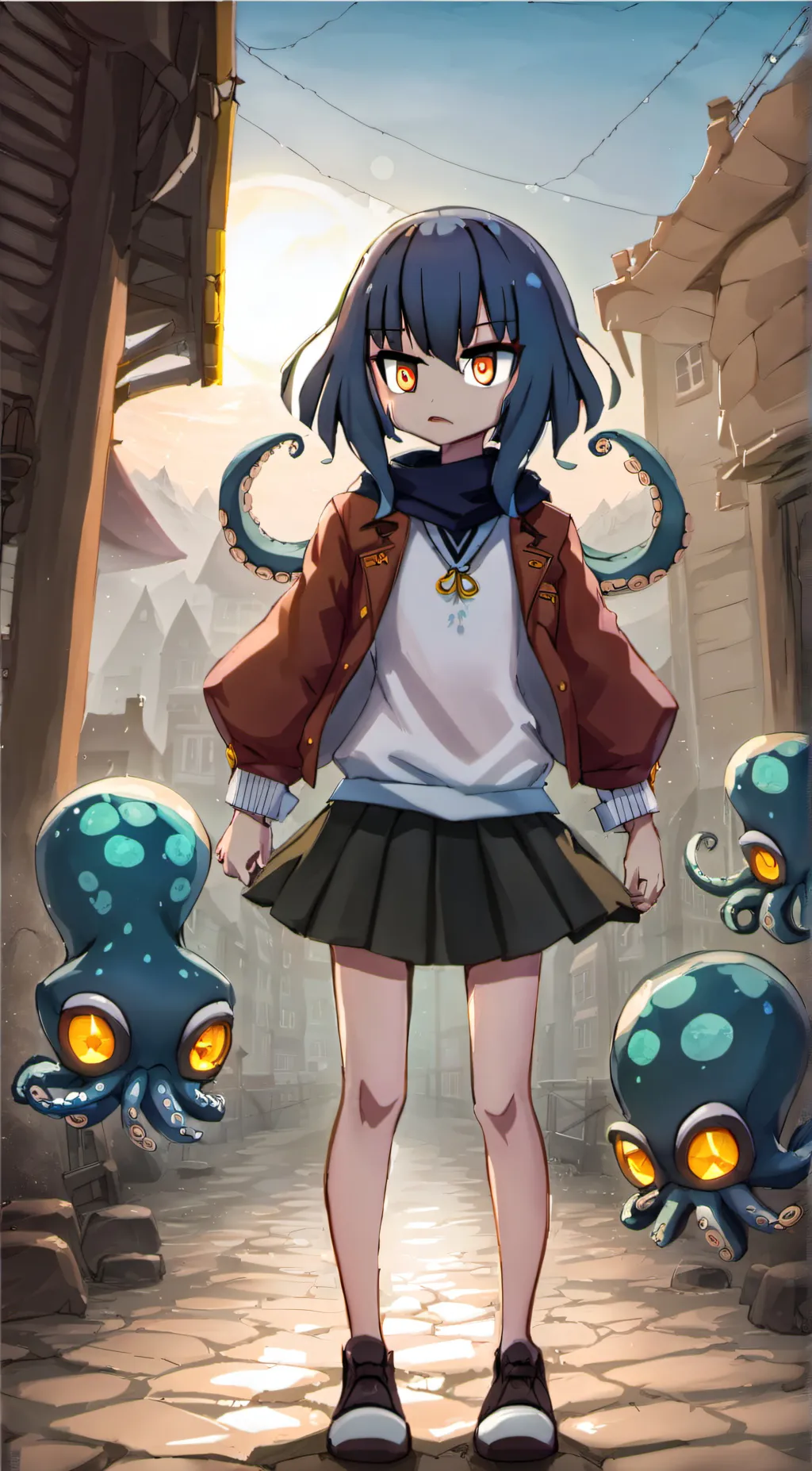 ai character: clover background
