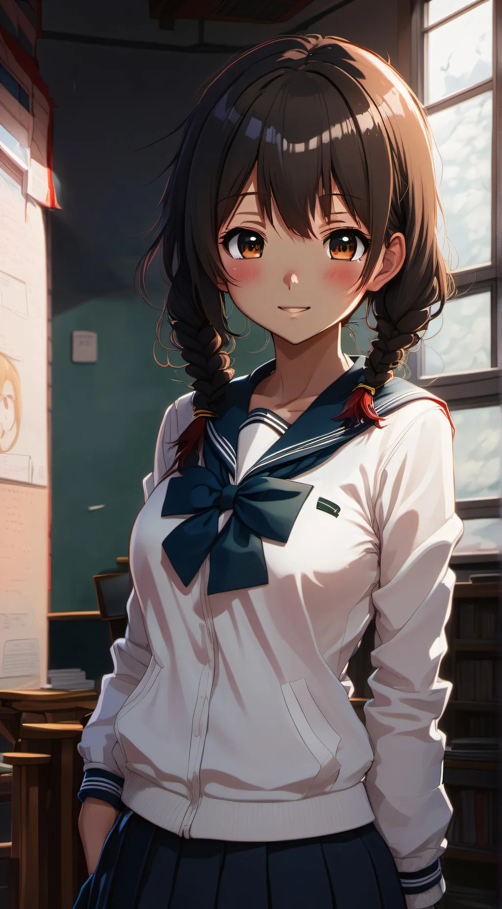 ai character: Ellie background