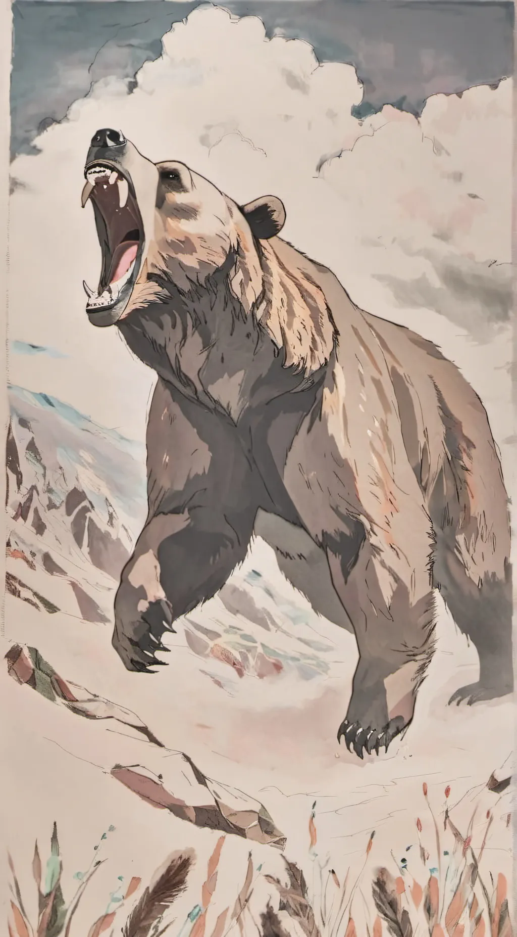 ai character: FNAF 2 background