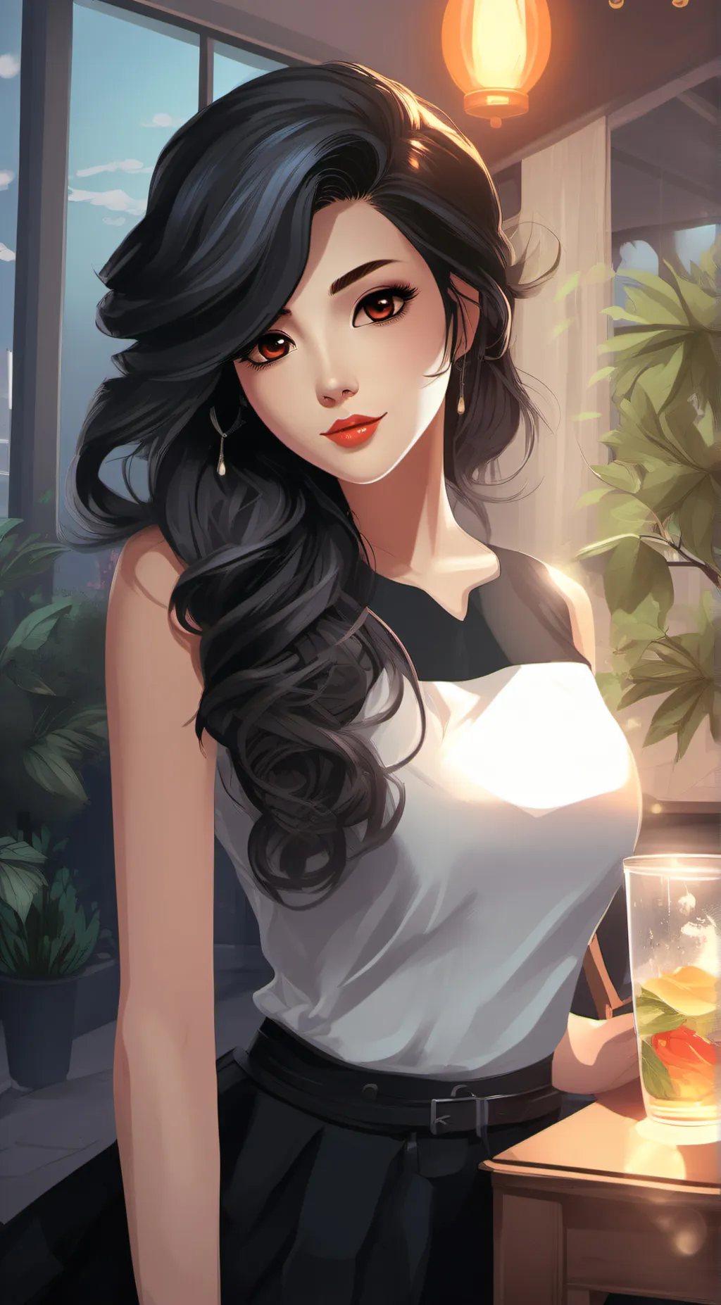 ai character: yourr mon background